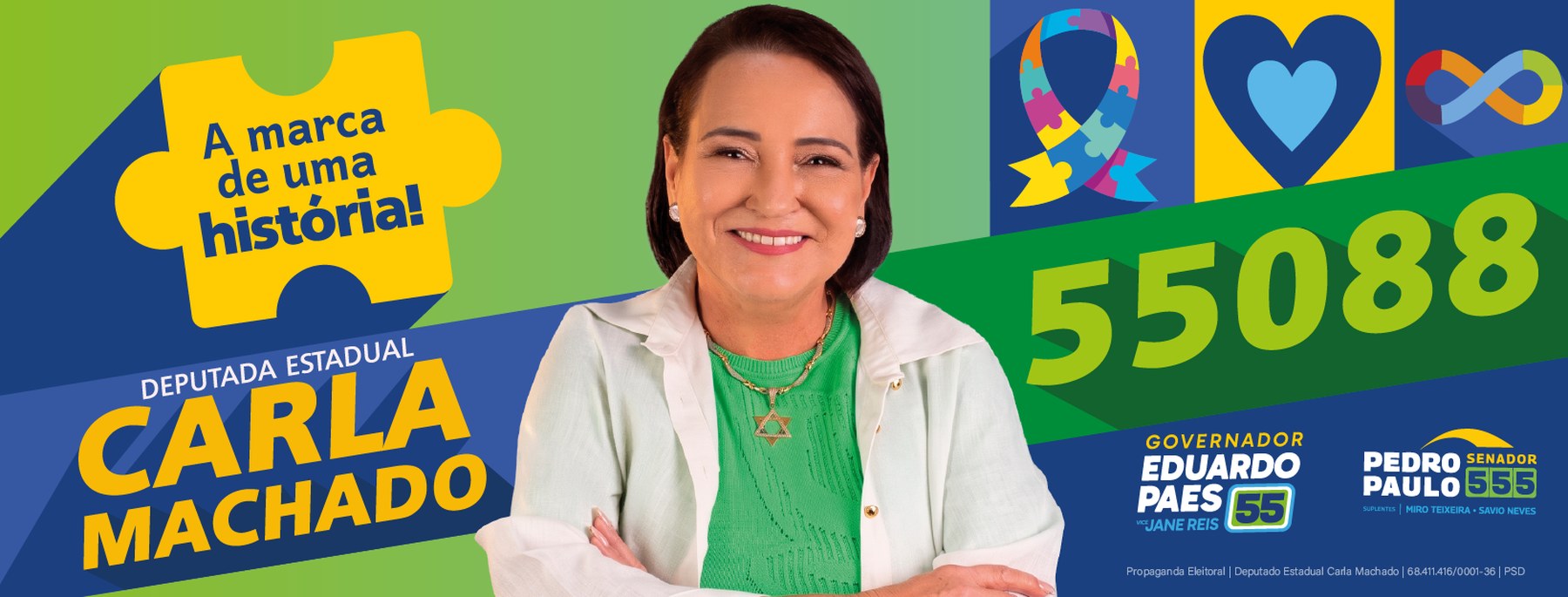 Carla Machado 55088 — Deputada Estadual
